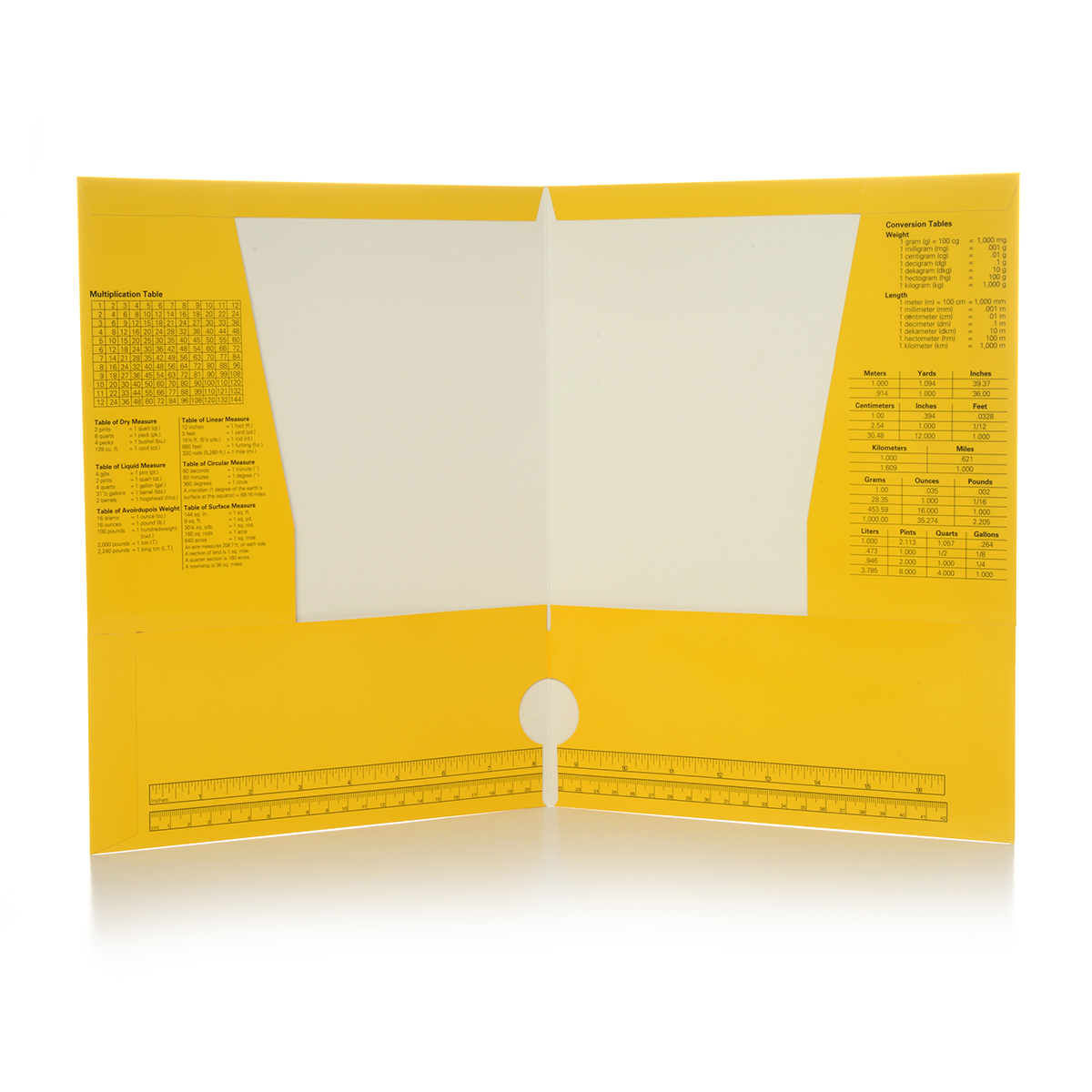 12.5” x 9.5” Paper Portfolio 4 Pocket Glossy