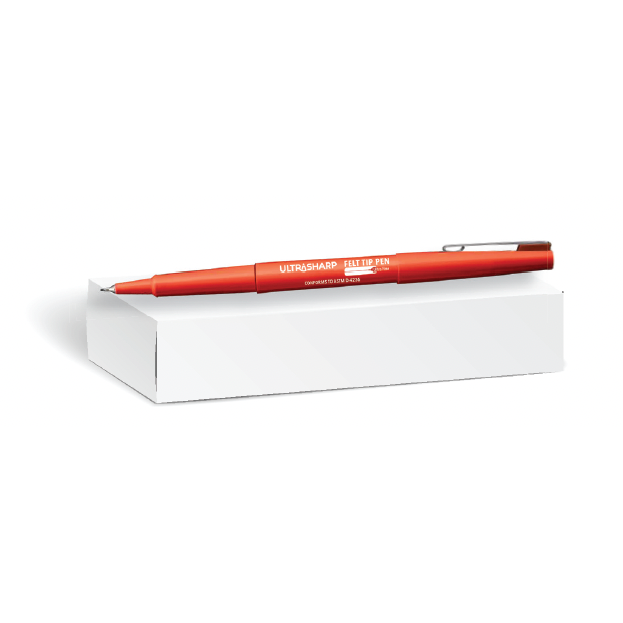 UltraSharp White Box 12 ct Ultra Fine Felt Tip Markers