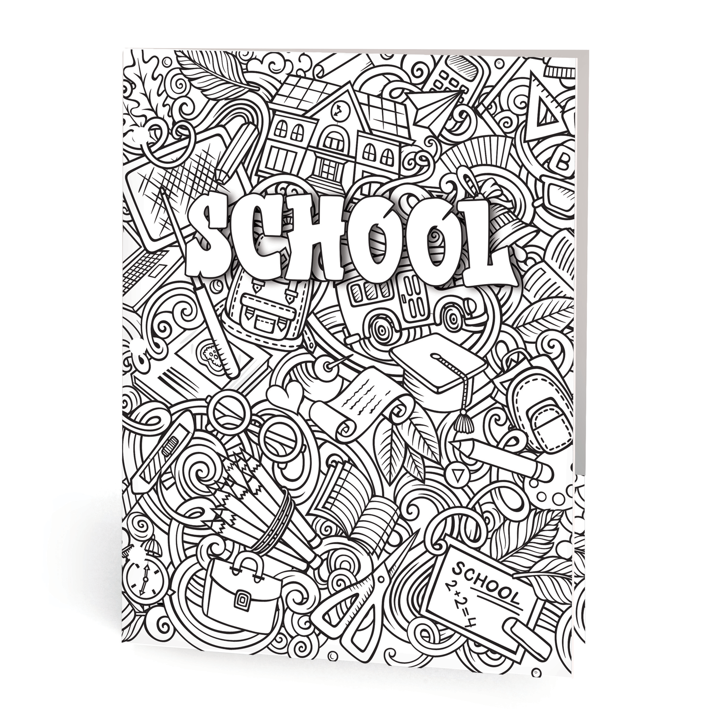 4 Color Your Own 2 Pocket Portfolios