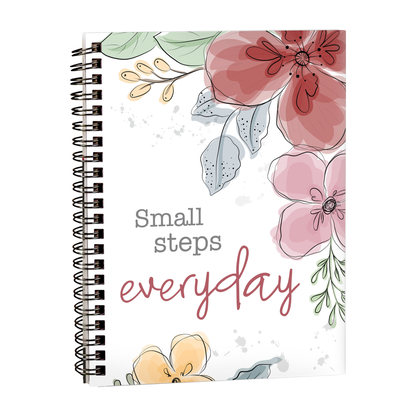 Hardbound Journal “Small Steps” Design