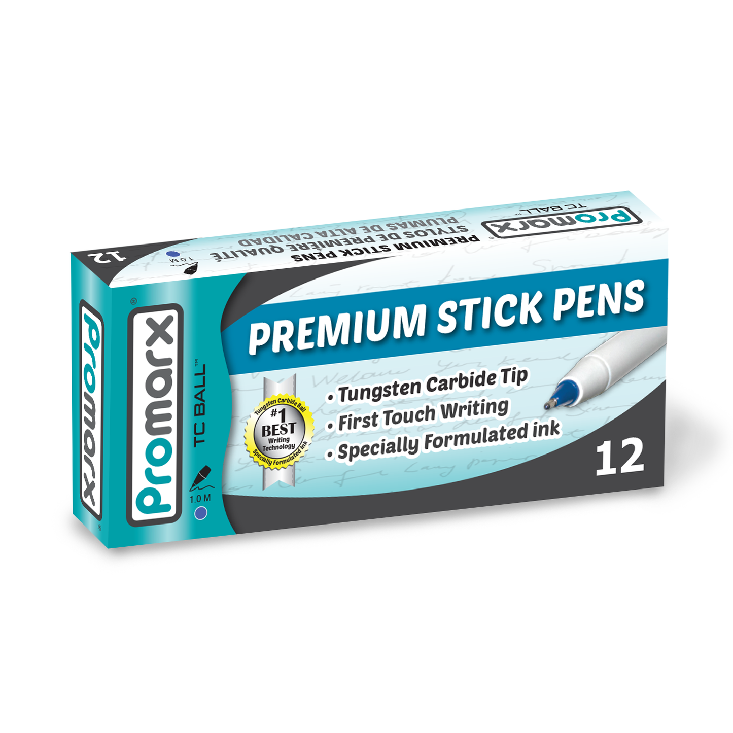 Fine Stick Pens TC Ball 1.0mm 12 ct