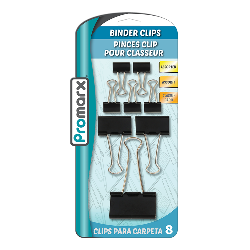 Binder Clips 8 ct