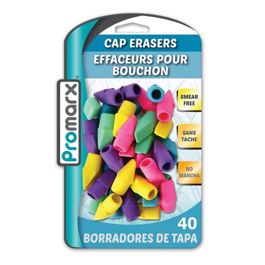 Cap Erasers 40 ct