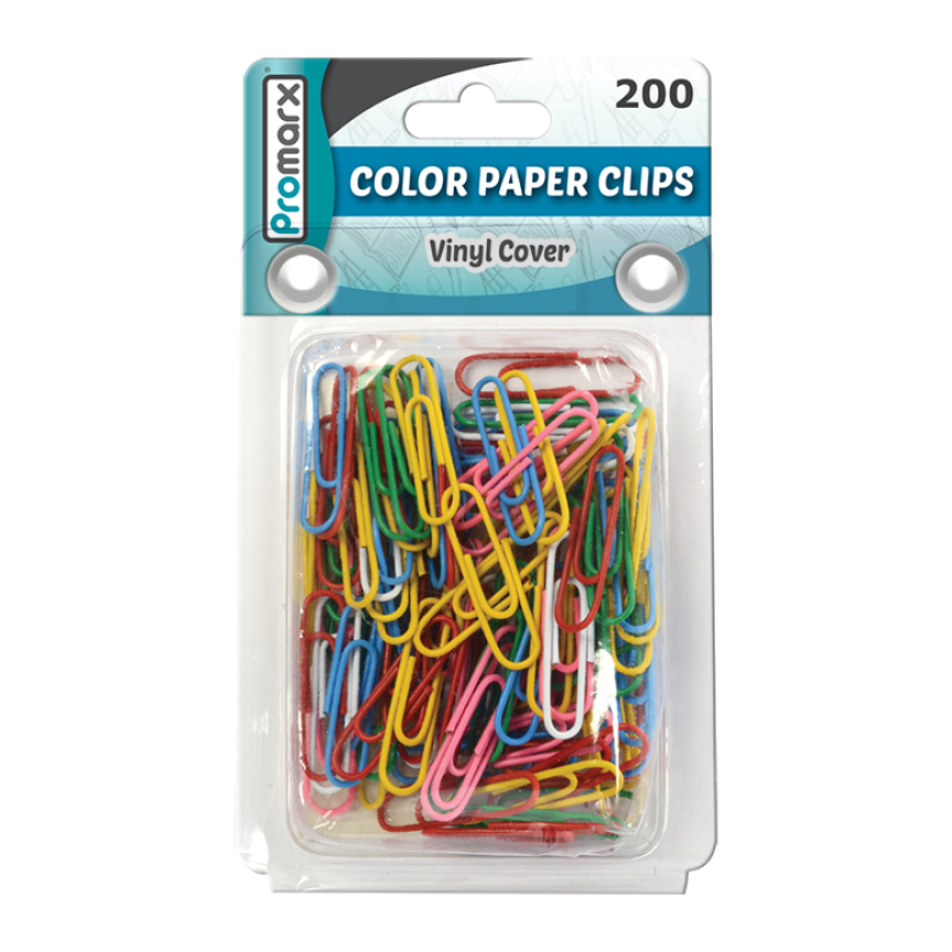 Color Paper Clips 200 ct