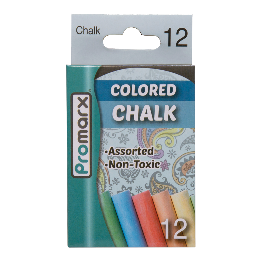 Colored Chalk 12 ct