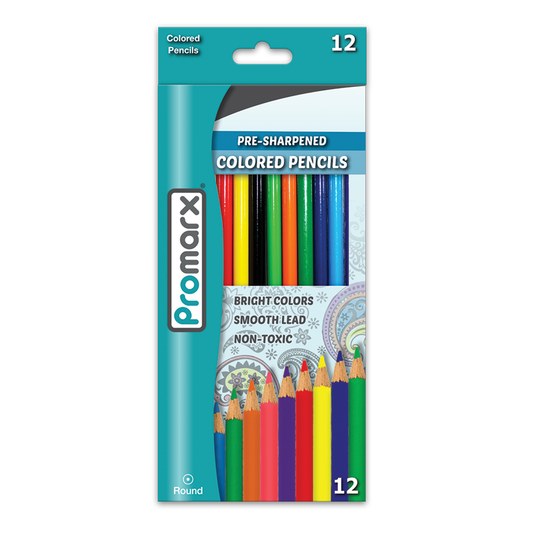 Colored Wood-Free Pencils 12 ct