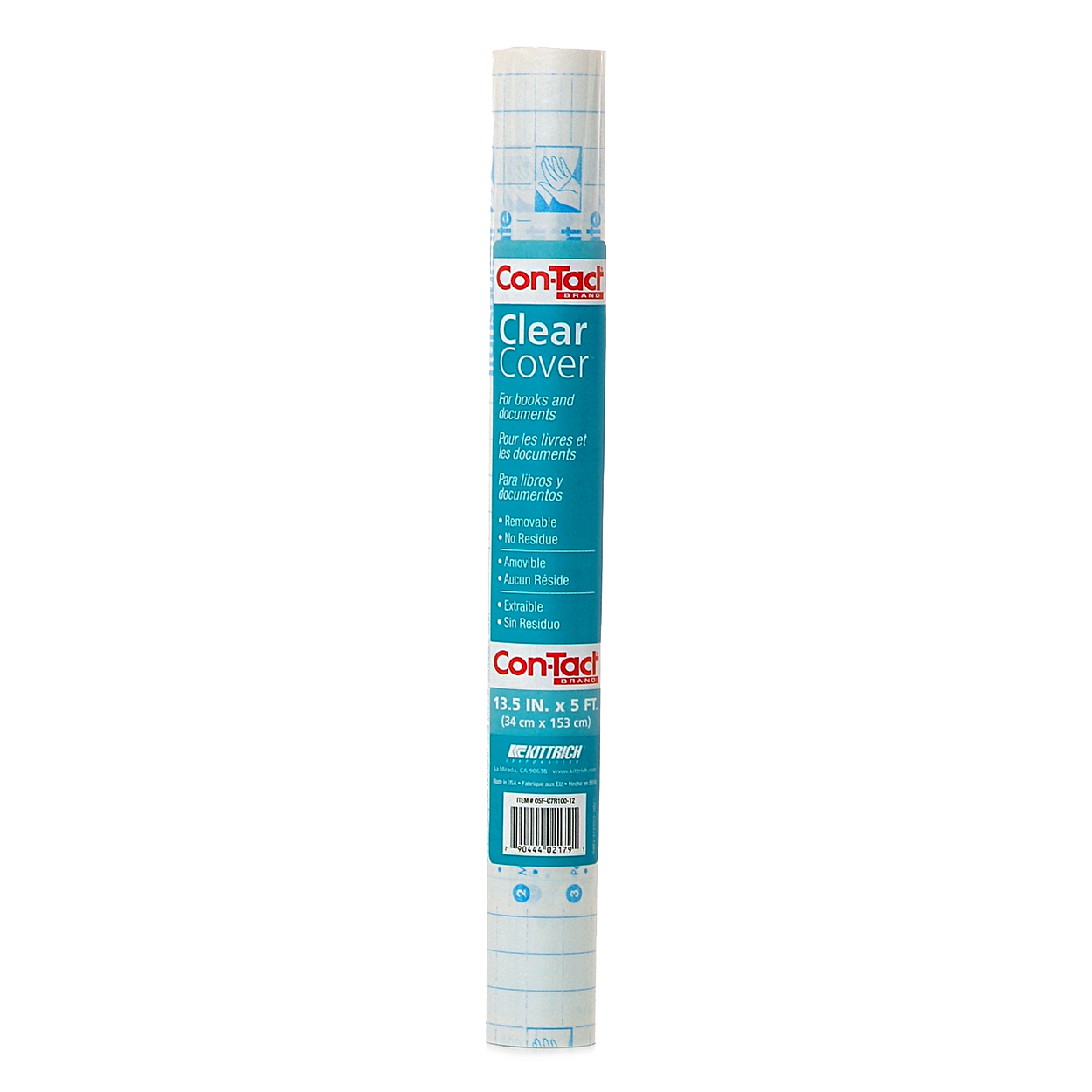 13.5” x 5 ft Con-Tact® Brand Clear Adhesive Roll – Promarx