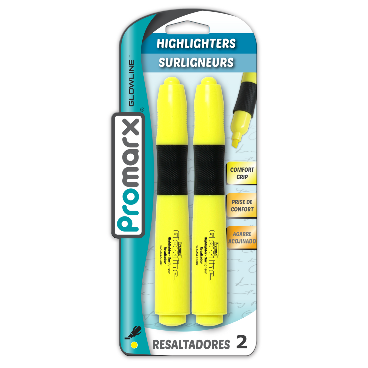 Highlighters with Grip 2 ct