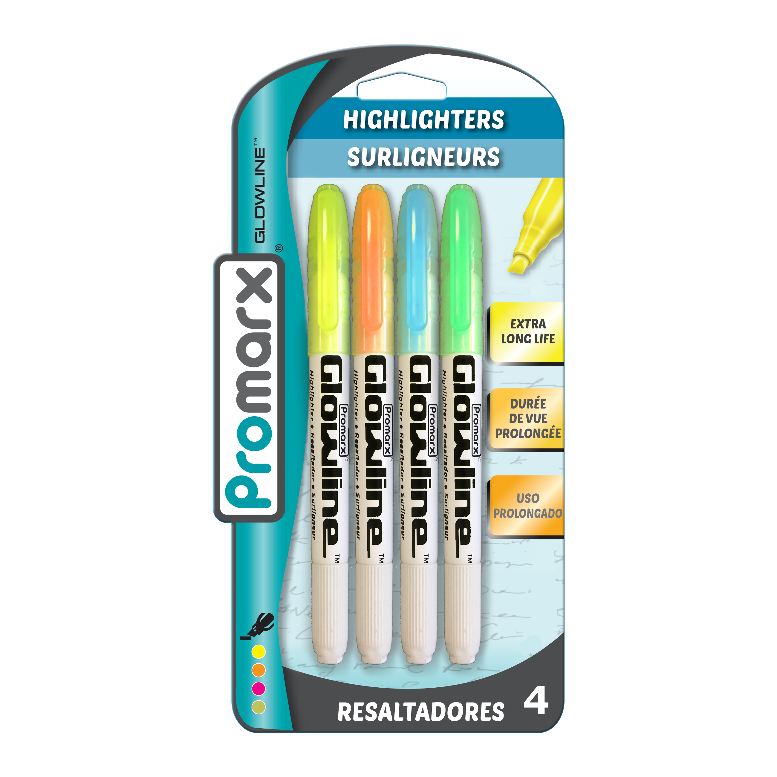 Pocket Highlighters 4 ct – Promarx