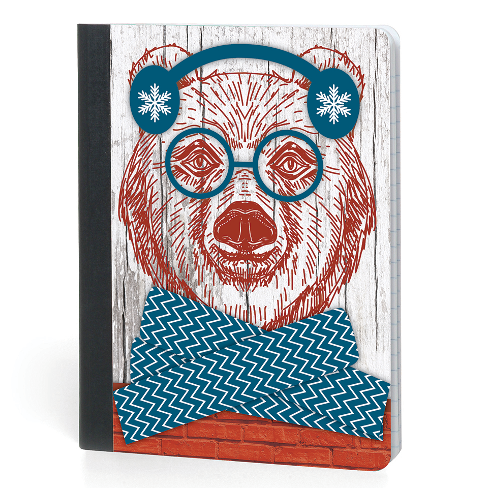 Hipster Pals 100 ct Composition Book