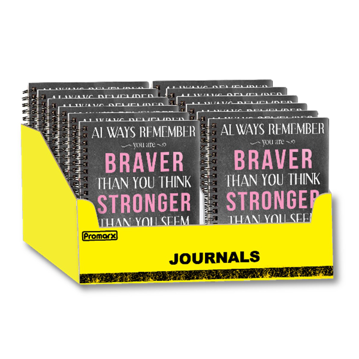 Hardbound Journal “Braver, Stronger”