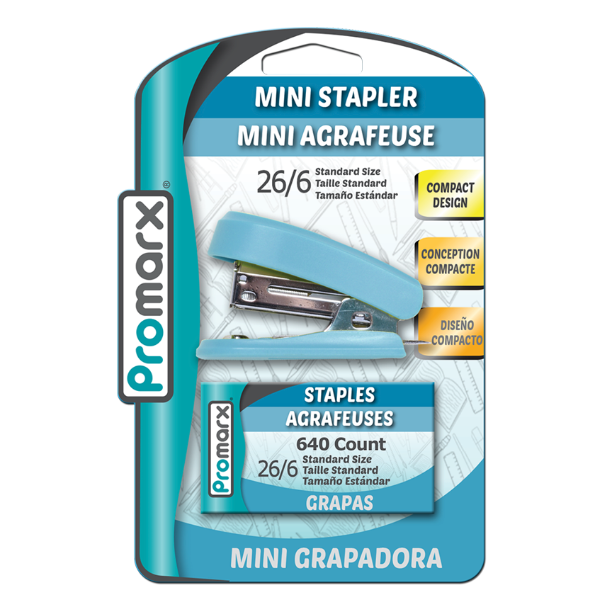 Promark Stapler Mini Stapler + Bonus 1 ct – Promarx
