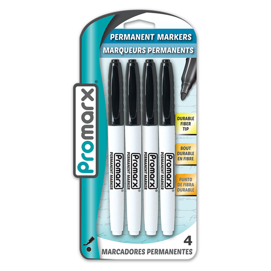 Pocket Permanent Markers 4 ct