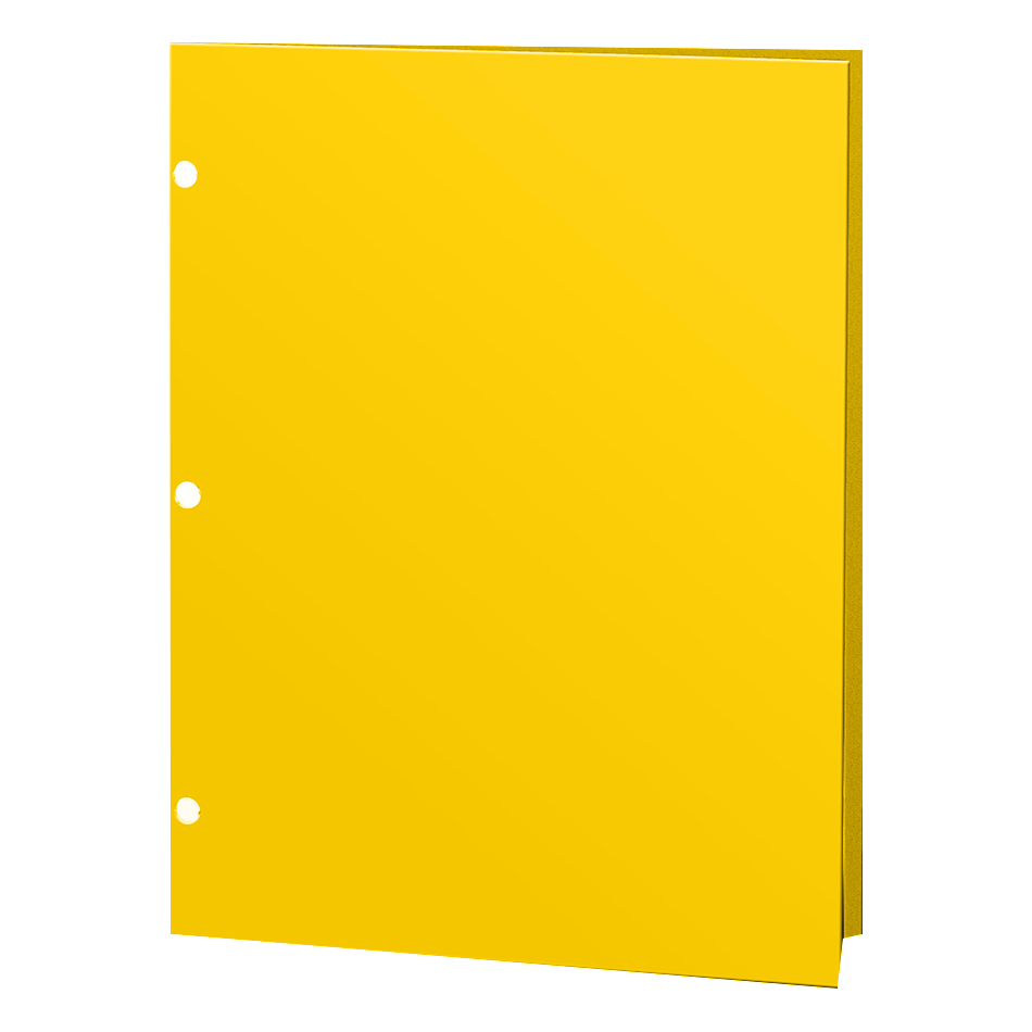 12.5” x 9.5” Paper Portfolio 4 Pocket Glossy – Promarx