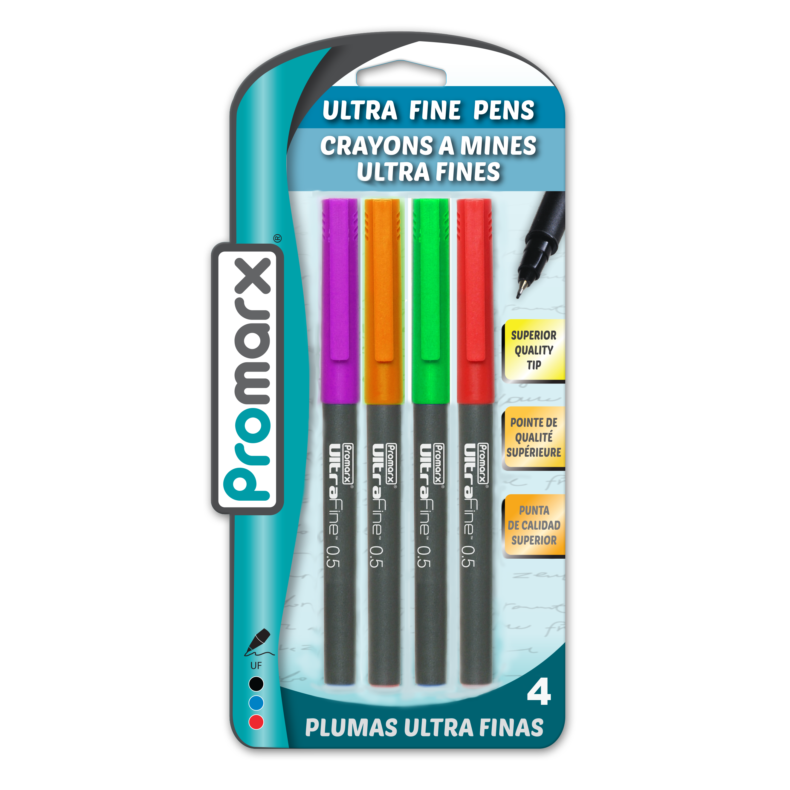 Ultrafine Felt Tip Pens 4 ct – Promarx