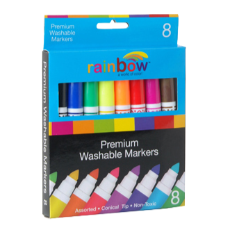 Washable Markers Premium 8 ct