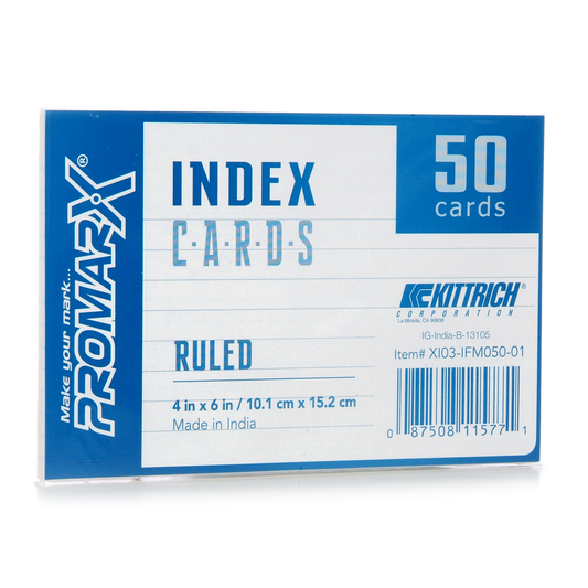 4” x 6” Ruled Index Cards