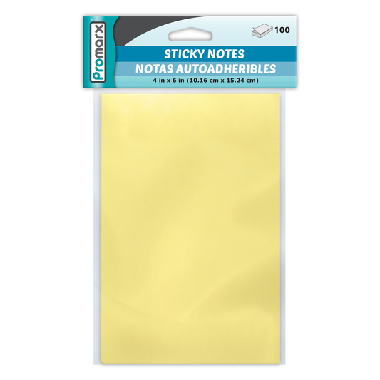 4x6 Yellow Sticky Notes